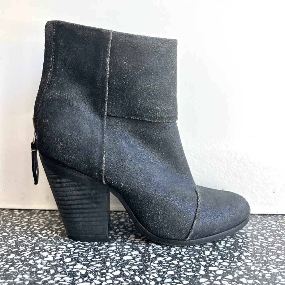 Rag & Bone Black Ankle Booties
